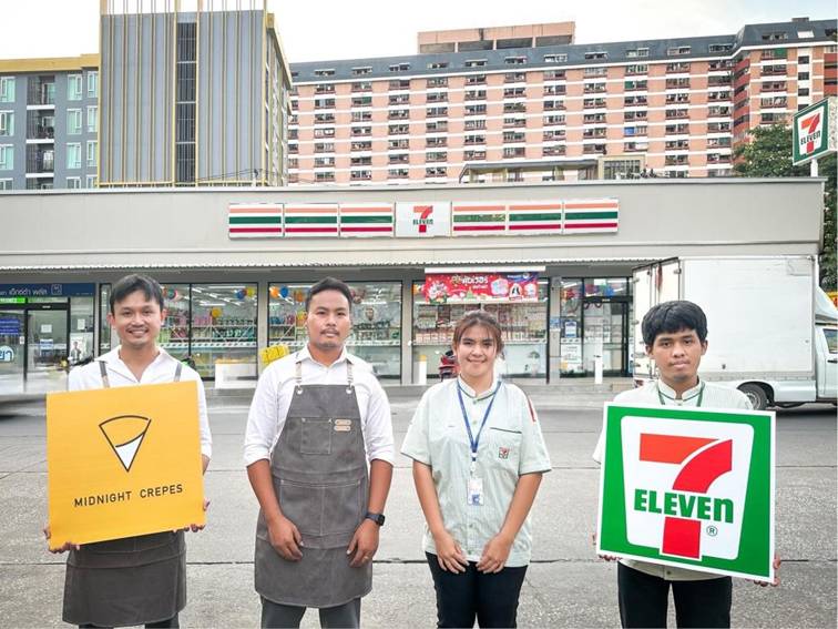 MIDNIGHT CREPES เดินหน้าขยายธุรกิจแฟรนไชส์ ตั้งเป้าลงพื้นที่ตั้งสาขาหน้า 7-Eleven 100 สาขาในปี’66