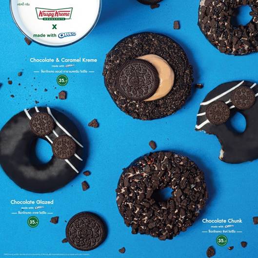 Krispy Kreme x Oreo  Doughnuts