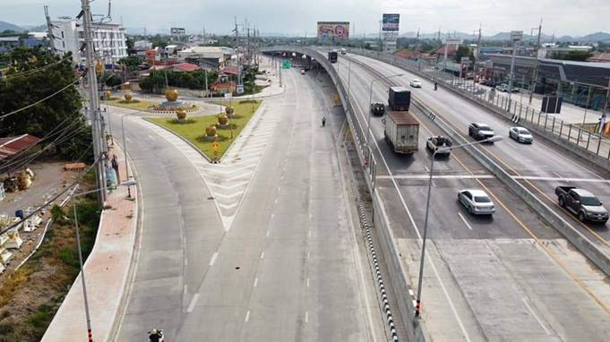 ทล.ก่อสร้างสะพานข้ามแยกจุดตัดทางหลวงหมายเลข 4 กับทางหลวงหมายเลข 3087 (แยกเขางู) จังหวัดราชบุรี แล้วเสร็จ