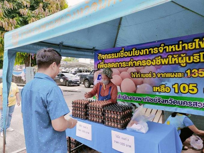 กรมการค้าภายในจับมือพาณิชย์จังหวัด นำร่อง 20 จังหวัดจำหน่ายไข่ไก่ราคาถูก