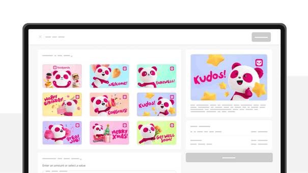 foodpanda Gift Cards สำหรับองค์กร