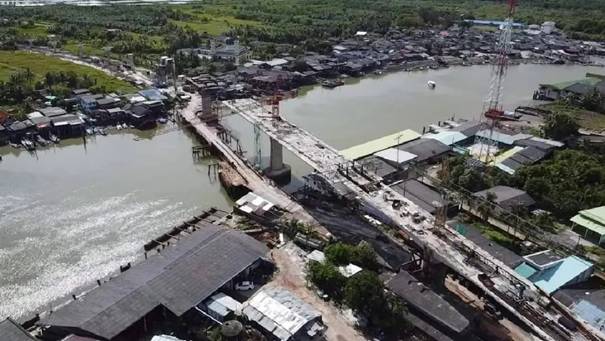 “สุริยะ” เผยการก่อสร้างสะพานข้ามคลองตำมะลัง จ.สตูล คืบหน้า 75% คาดเสร็จกลางปี’67