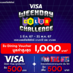 “เดอะมอลล์” แท็กทีม “วีซ่า” จัดโปรฯ “VISA WEEKDAY COLOR CHALLENGE”